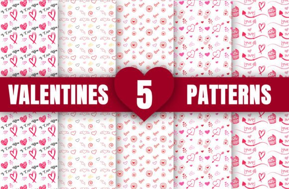 5 Cute Valentine’s Day Patterns for Creative Projects