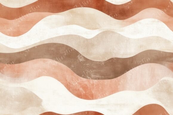 Abstract Wavy Patterns Seamless
