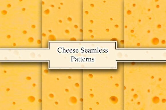 Cheese Seamless Patterns: Versatile Design Assets for Creative Projects