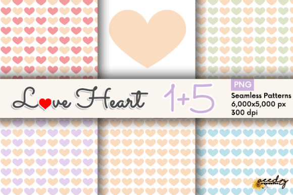 Pastel Orange Hearts Patterns: A Practical Review of a Versatile Digital Paper Pack