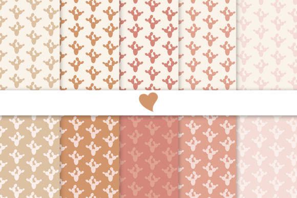 Sierra Desert Seamless Paper Patterns: A Versatile Resource for Creative Projects