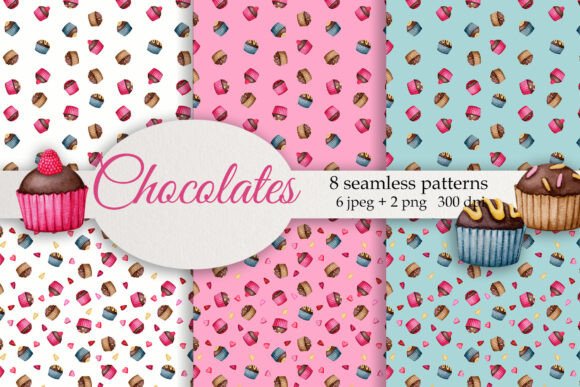 The Art of Seamless Repetition: How the Chocolate. Seamless Patterns Collection Transforms Creative Workflows