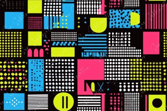 Vibrant Geometric Patterns Seamless