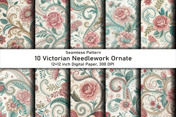 Victorian Needlework Ornate Patterns: Reviving Classic Elegance in Modern Design